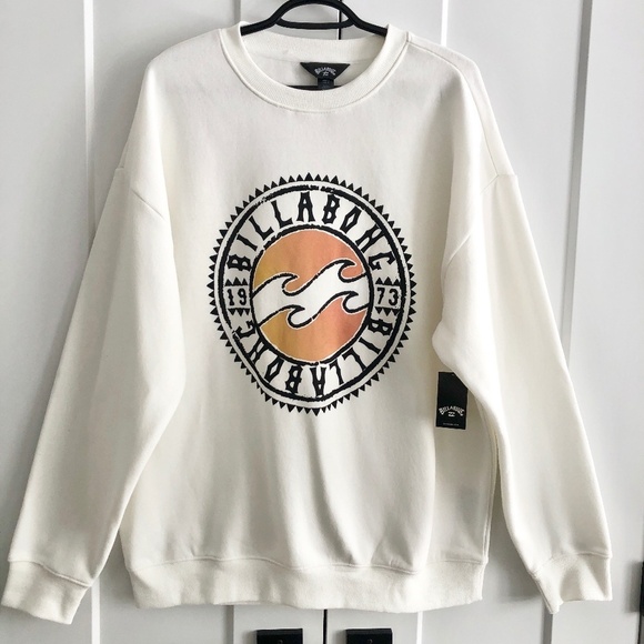Billabong, Mens Graphic Logo Range, Crew Neck Sweatshirt, Size L, New With Tags - Picture 1 of 14
